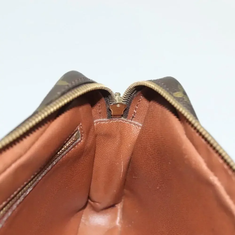 Louis Vuitton Monogram Marly Dragonne GM Clutch Bag Brown